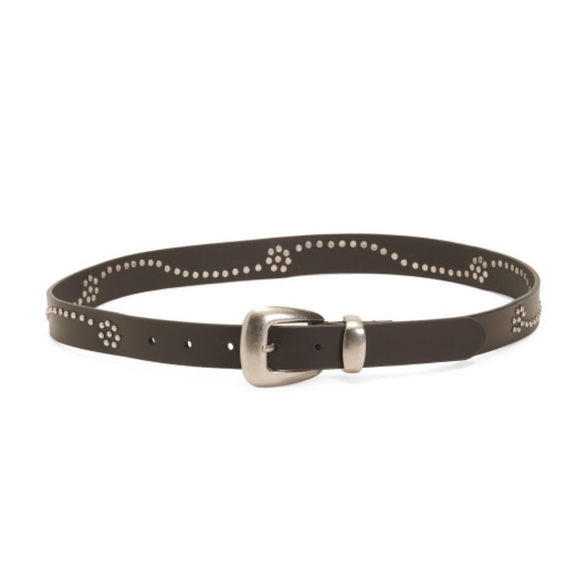 Lucky Brand Accessories - NWT Lucky Brand dark brown studded belt L